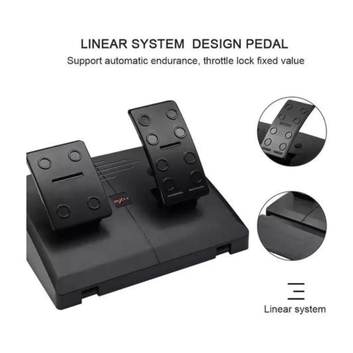 MOVI - VOLANTE CON PEDALES PARA SIMULACION PC PS3 PS4 X-SERIES XLS SWITCH