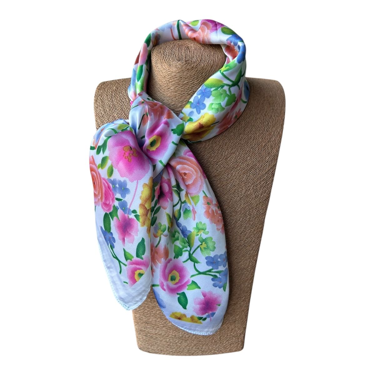 MAXO - Pañuelo de Seda de Sarga Mujer 70x70 MAXÓ Ada