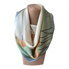 MAXO - Pañuelo de Seda de Sarga Mujer 70x70 MAXÓ Loretta I