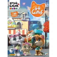 PANINI - 44 GATOS +30 STICKERS STICK&COLORPANINI