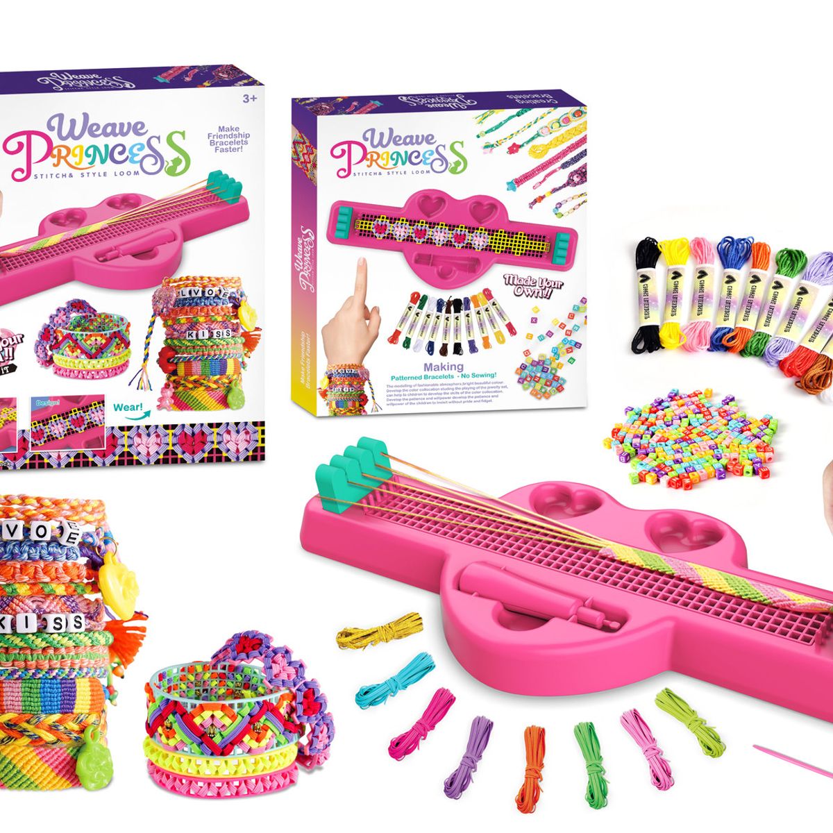 TOYNG - Juego Arma Tu Propio Brazalete Hilos - Toyng