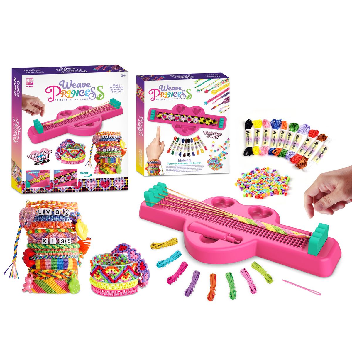 TOYNG - Juego Arma Tu Propio Brazalete Hilos - Toyng