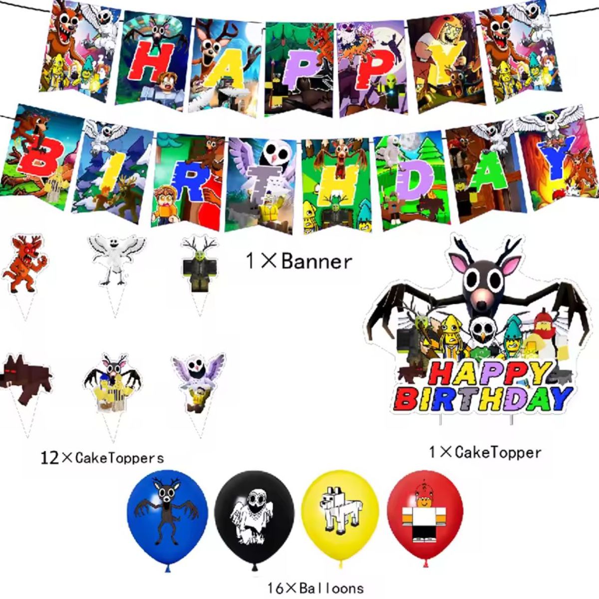 GENERICO - Pack cumpleaños 99 noches en el bosque