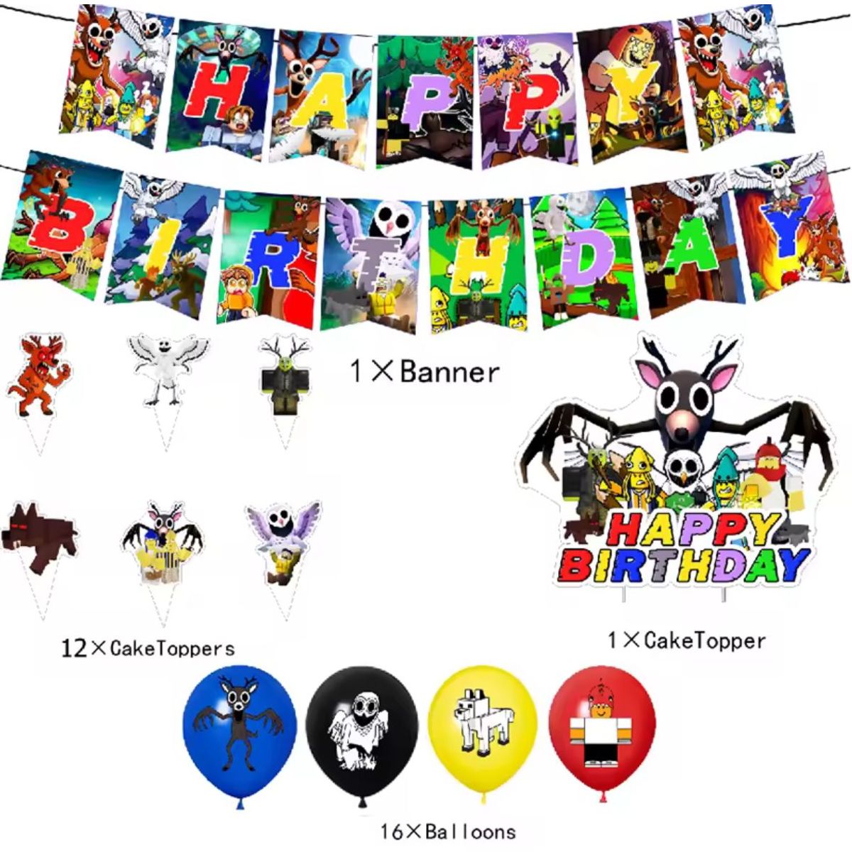 GENERICO - Pack cumpleaños 99 noches en el bosque