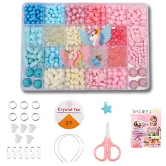 KINDA NICE - Cuentas Kits Fabricación Joyas Pulsera Collar Regalo Niñas