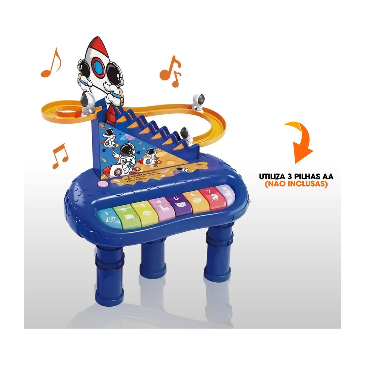 GENERICO - Teclado Piano Musical Tobogán Infantil Con Piano Musical