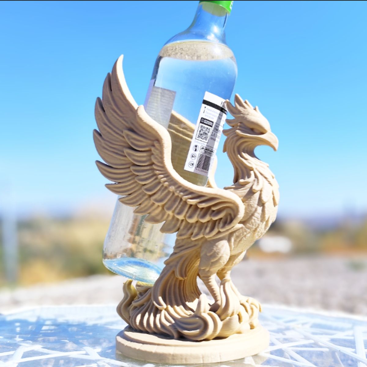 GENERICO - Porta Vino de Fenix No incluye Botella