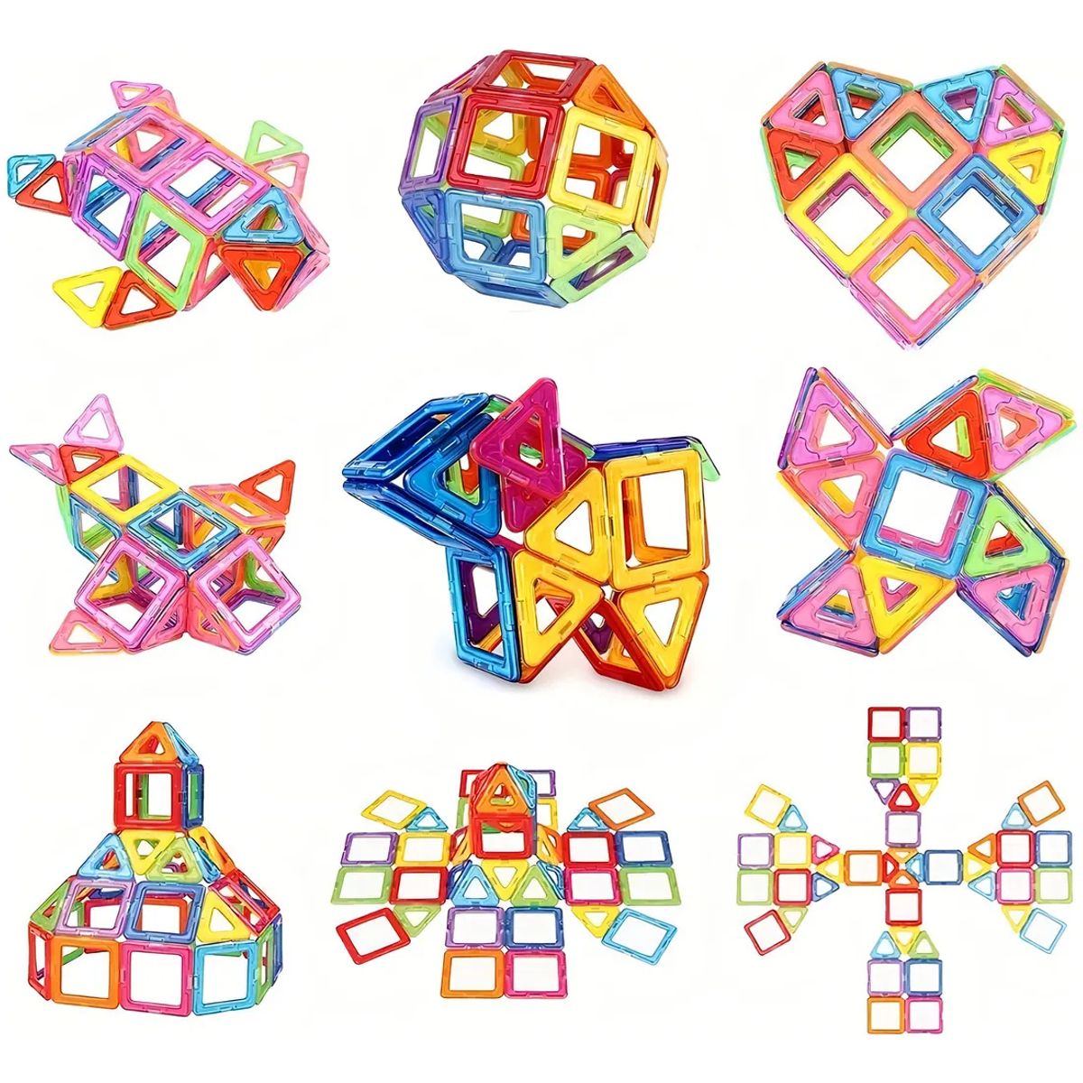 GENERICO - Juego De Imanes Bloques Magneticos Bloques 50 Piezas