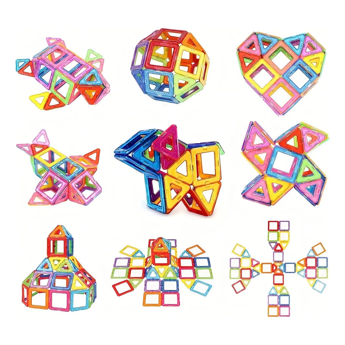 GENERICO - Juego De Imanes Bloques Magneticos Bloques 50 Piezas