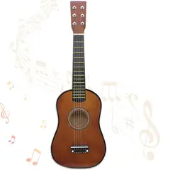 GENERICO - PACK X 3 JUGUETE GUITARRA MADERA MEDIANA