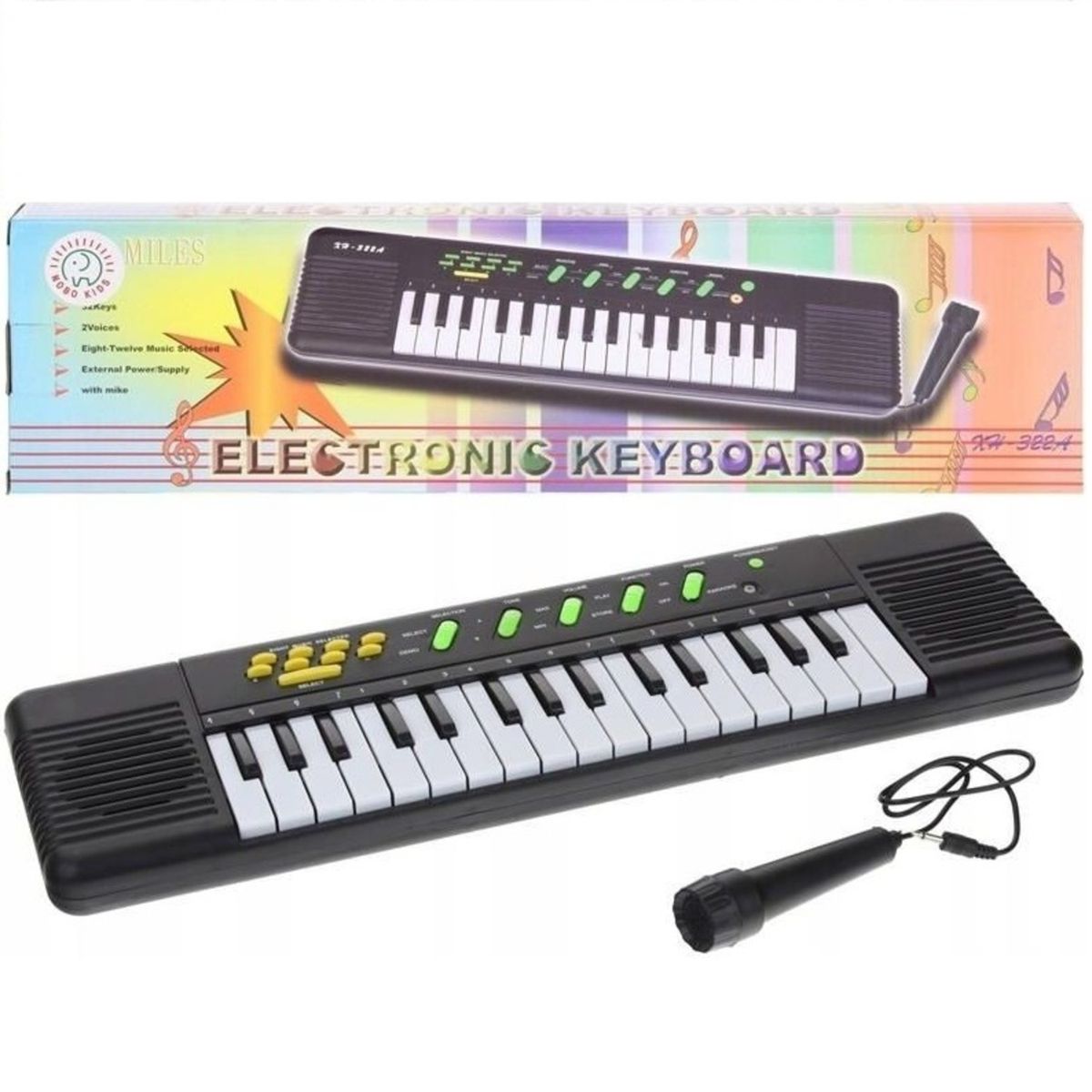 GENERICO - PACK X 3 JUGUETE PIANO XH 32 TECLAS MICRO