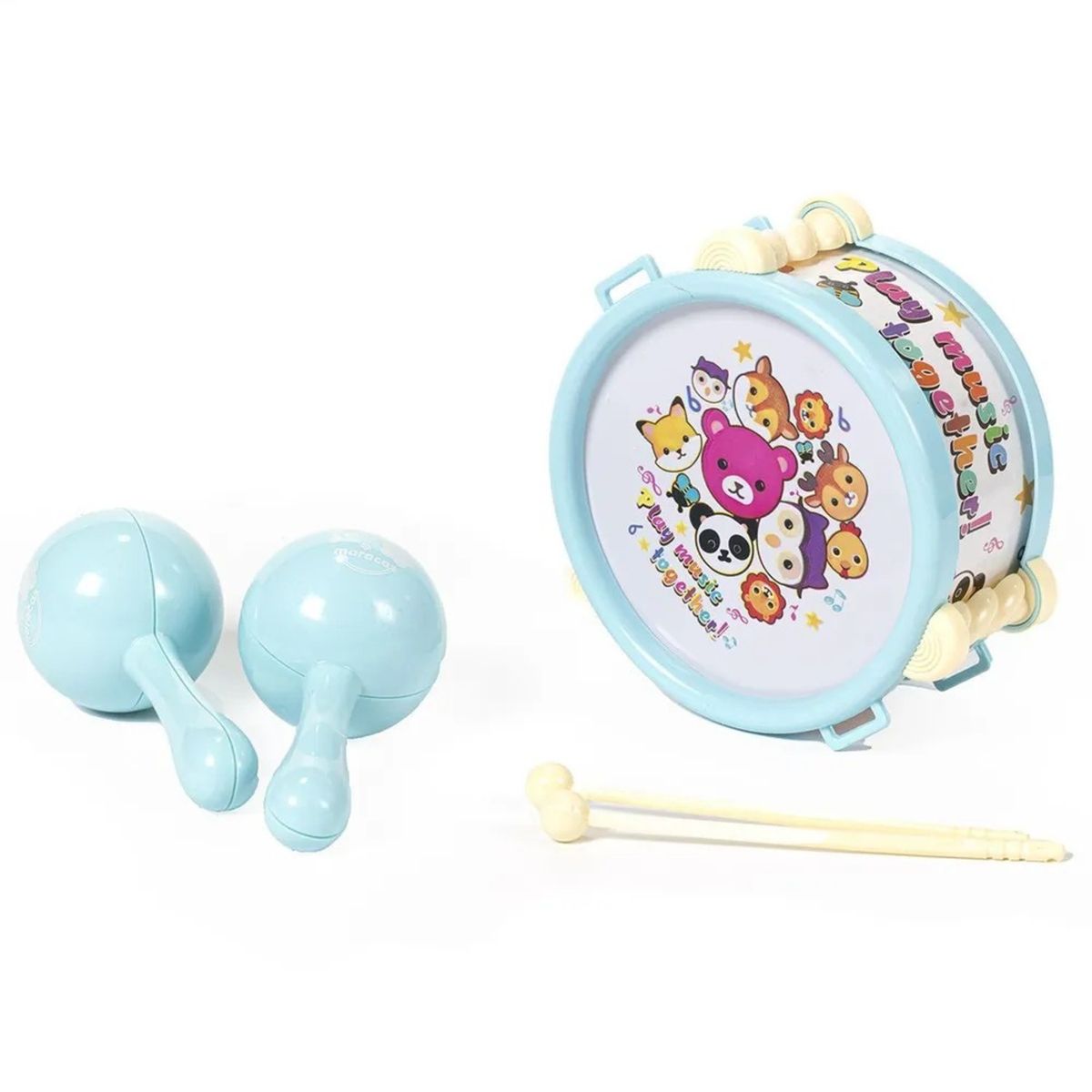 GENERICO - PACK X 3 JUGUETE TAMBOR INS CHICO ECO 2023