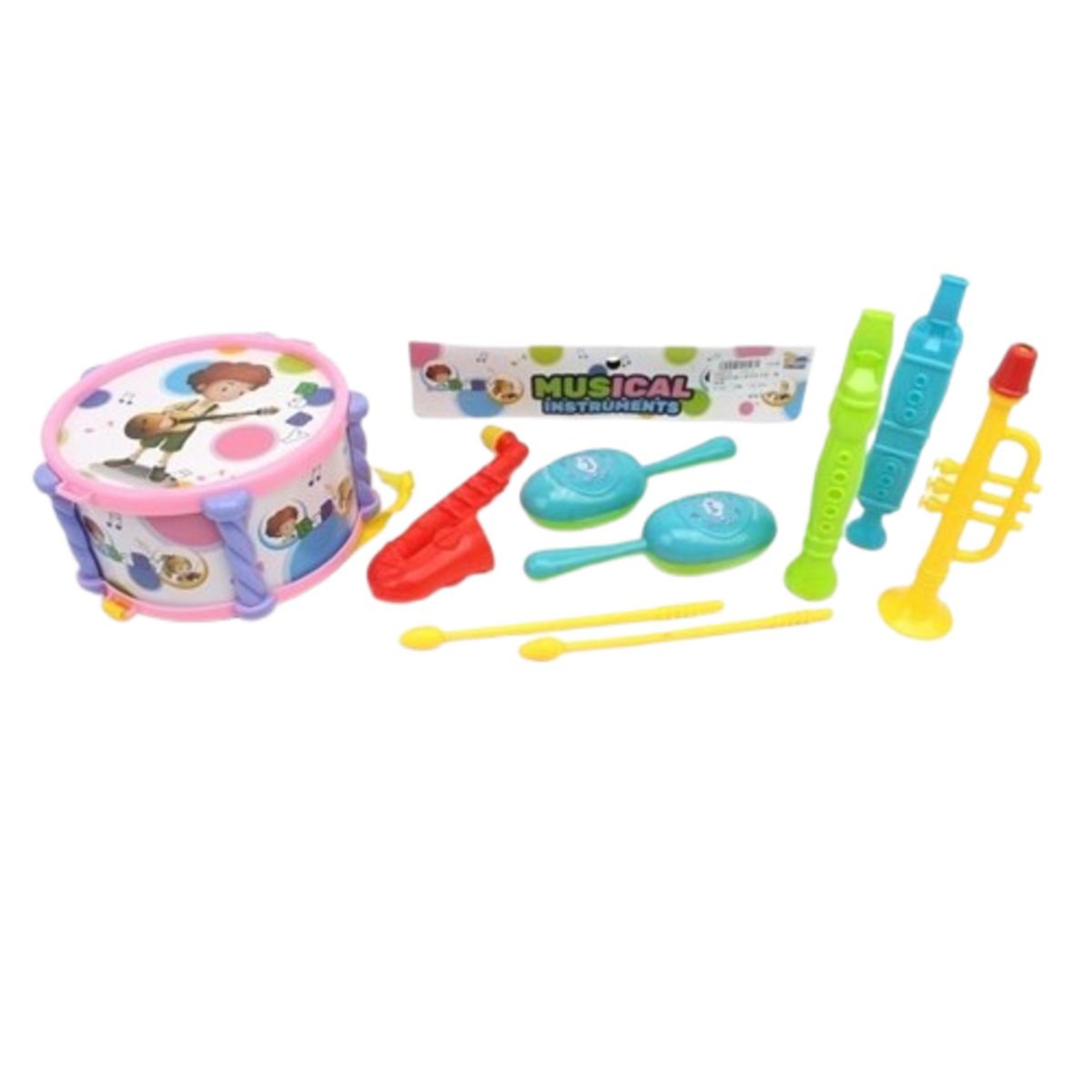 GENERICO - PACK X 3 JUGUETE TAMBOR INS GRANDE FULL XL 2023