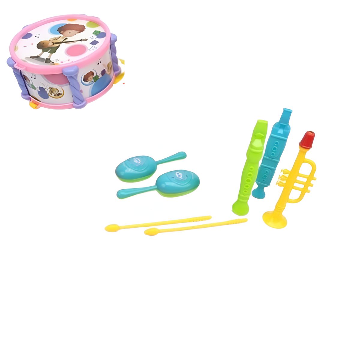 GENERICO - PACK X 3 JUGUETE TAMBOR INS GRANDE FULL XL 2023