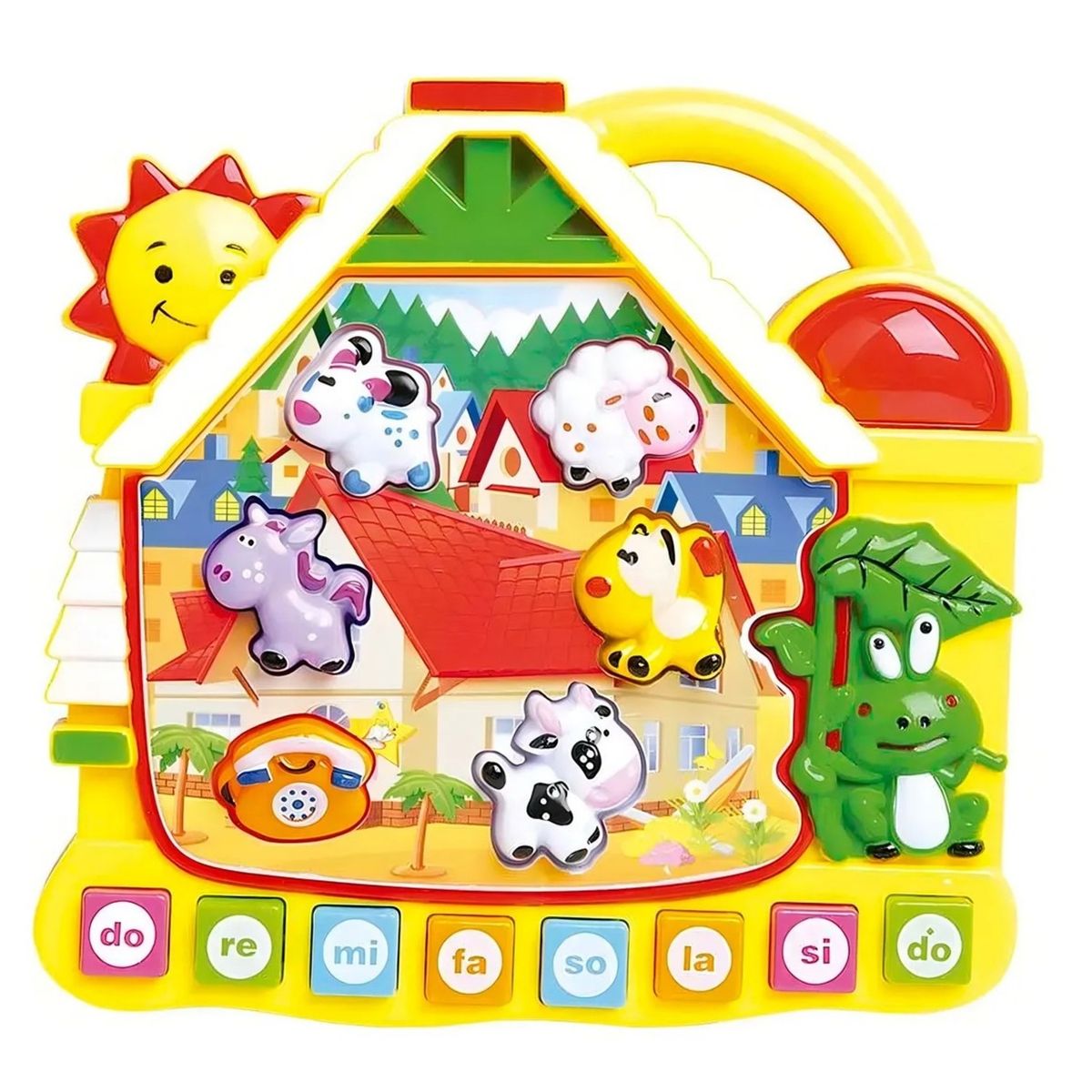 GENERICO - PACK X 3 PIANO CARICATURA CASITA SOL ANIMALES