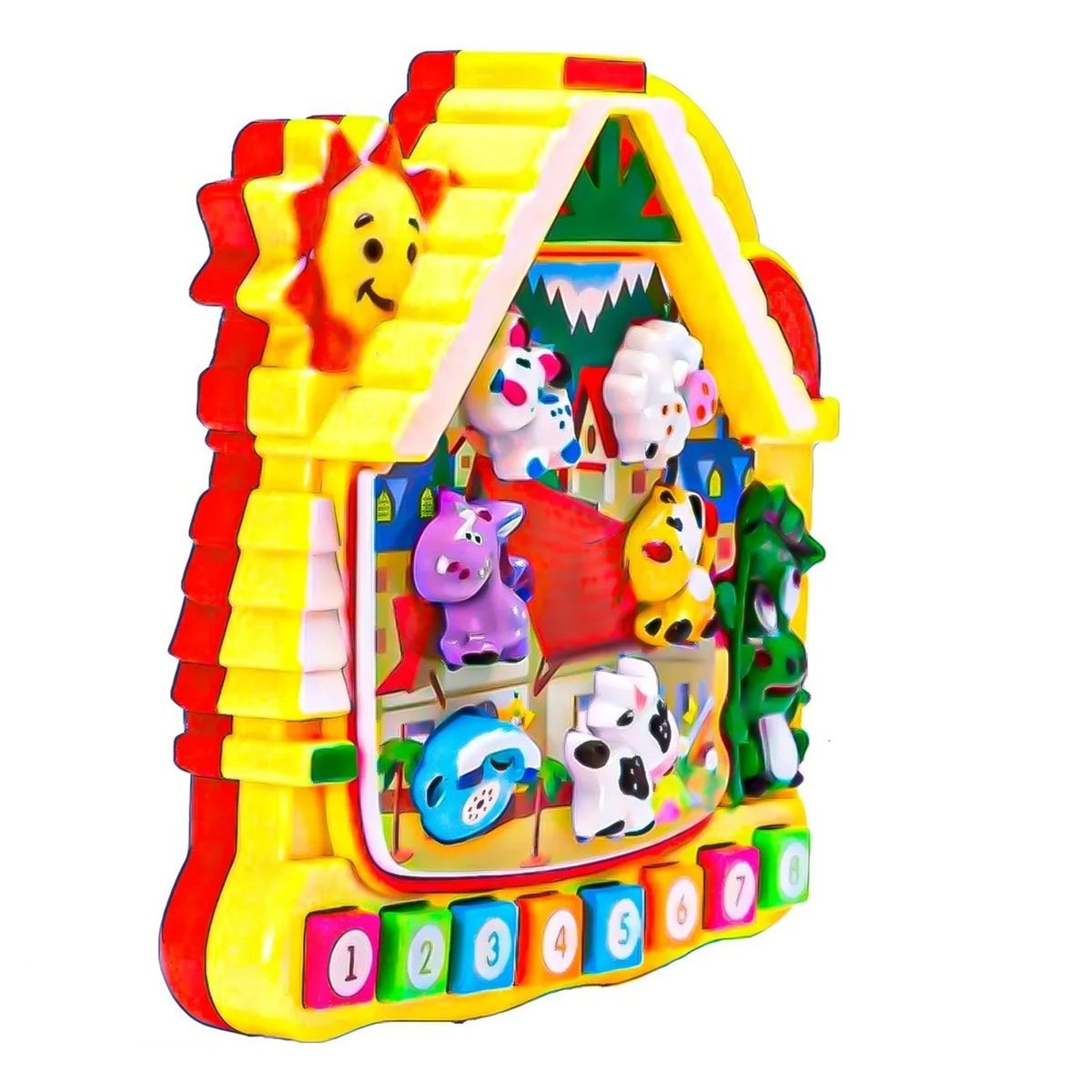 GENERICO - PACK X 3 PIANO CARICATURA CASITA SOL ANIMALES