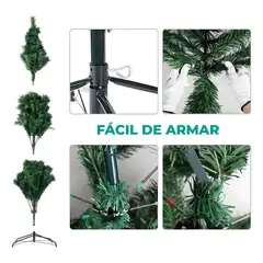 GENERICO - Árbol Navidad Verde 120 Cm Artificial 280 Ramas Patas Metal