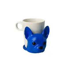GENERICO - Posavasos con Cabeza de Perro Chihuahua No incluye Taza