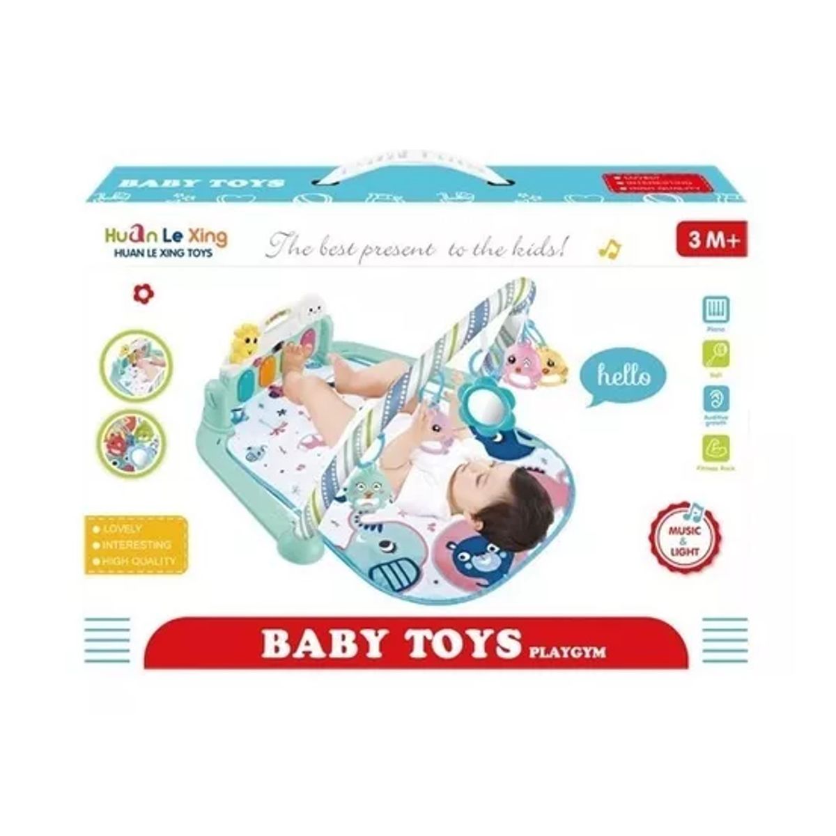 GENERICO - Gimnasio Bebe Gym Musical Piano Multifuncional Bebé 6 En 1