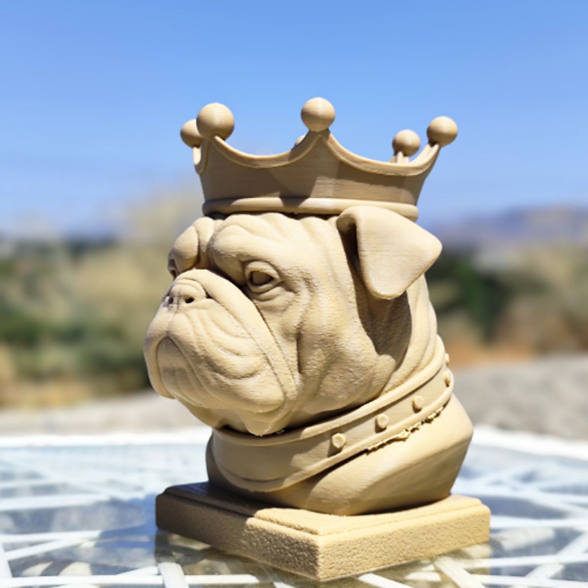 GENERICO - Florero de Bulldog Inglés Real