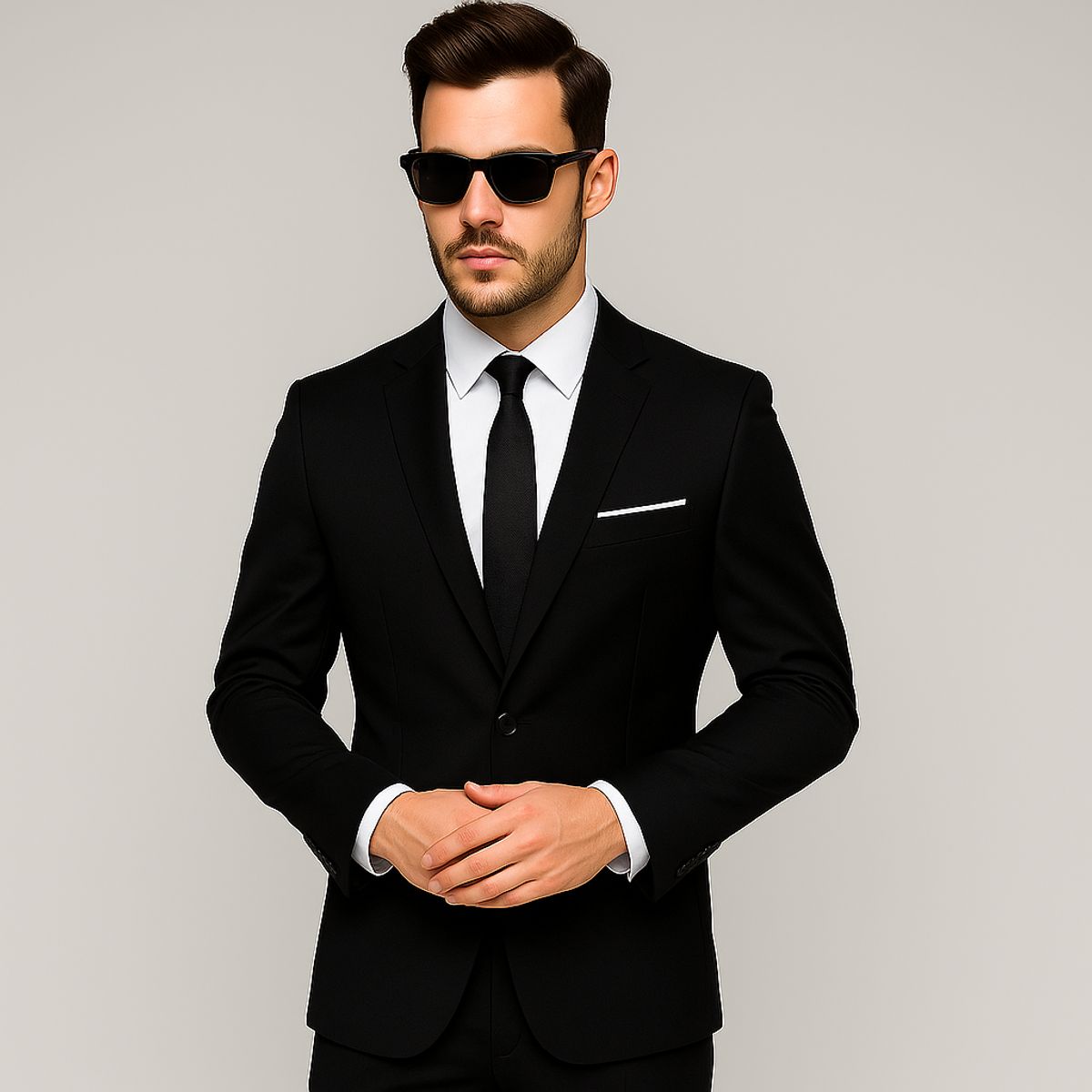 XPRESS RECHARGE - Traje Hombre 2 Piezas Slim Fit Liso - Traje Formal Elegante para Matrimonio, Evento y Oficina