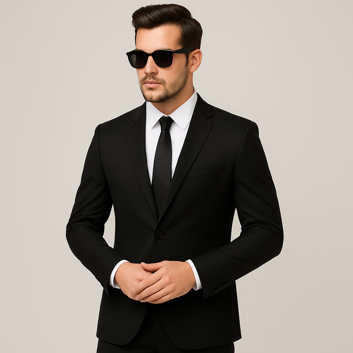 XPRESS RECHARGE - Traje Hombre 2 Piezas Slim Fit Liso - Traje Formal Elegante para Matrimonio, Evento y Oficina