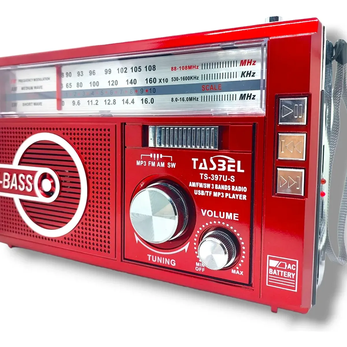 MOVI - RADIO FM-AM CON CARGADOR SOLAR Y BATERIA RECARGABLE DE EMERGENCIA