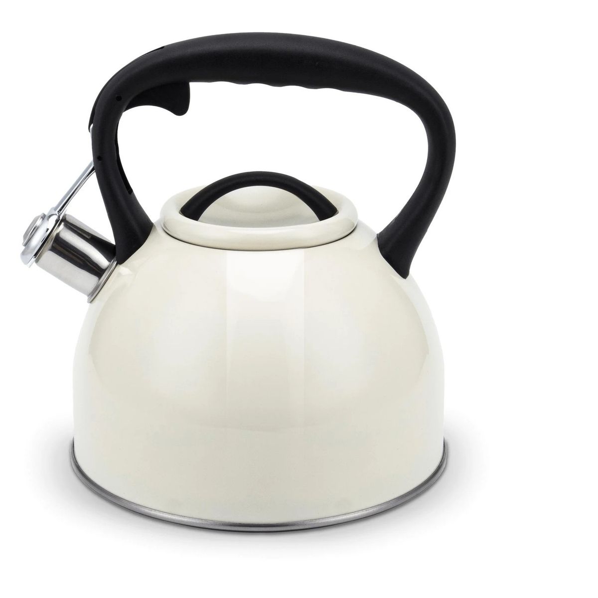 WENS - TETERA ACERO INOXIDABLE CON MANGO 3 LITROS CREMA SELENE WENS