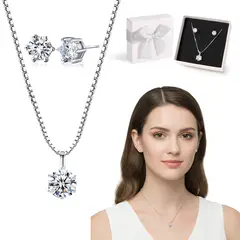 SLOWTON - Set de Joyería para Mujer con Caja de Regalo 3 PCS