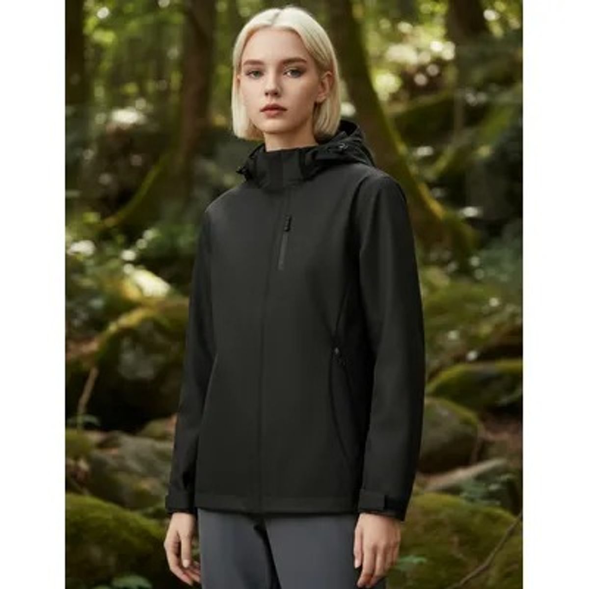 KOKILA - Corta Viento Mujer Parka Chaqueta Liviana Premium