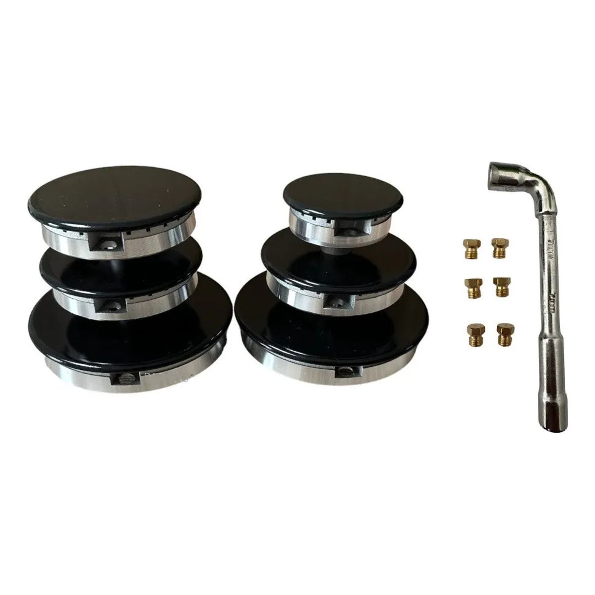 KUANGYE - Set De 6 Quemadores Para Fensa-mademsa + Inyectores Gas Licuado