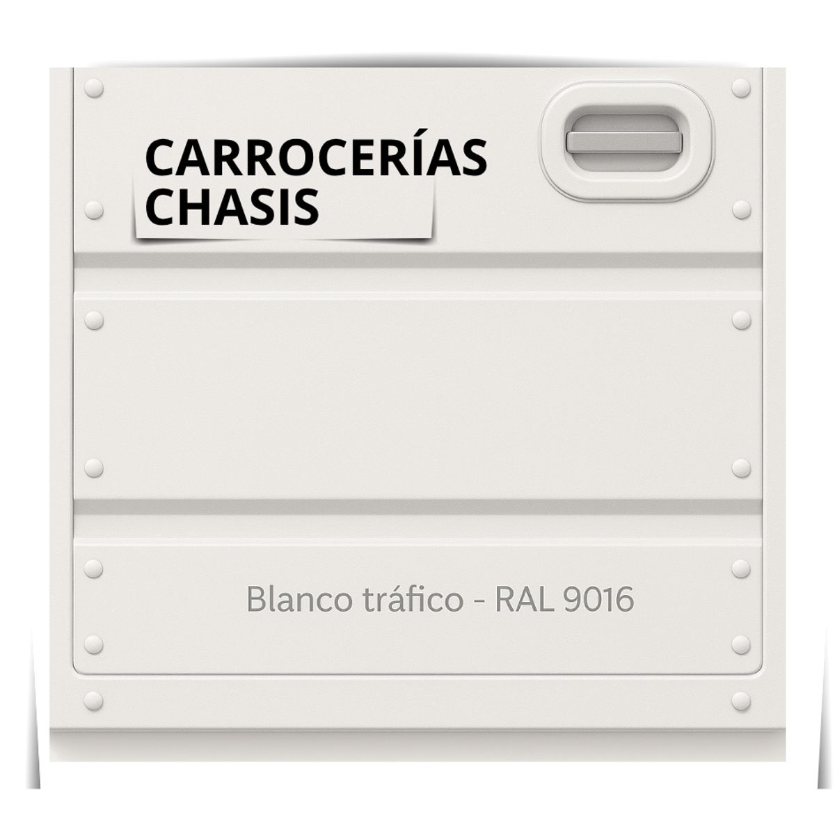 EPOXY - PINTURAS CARROCERIAS CHASIS - PU 2K - 1L BLANCO TRÁFICO