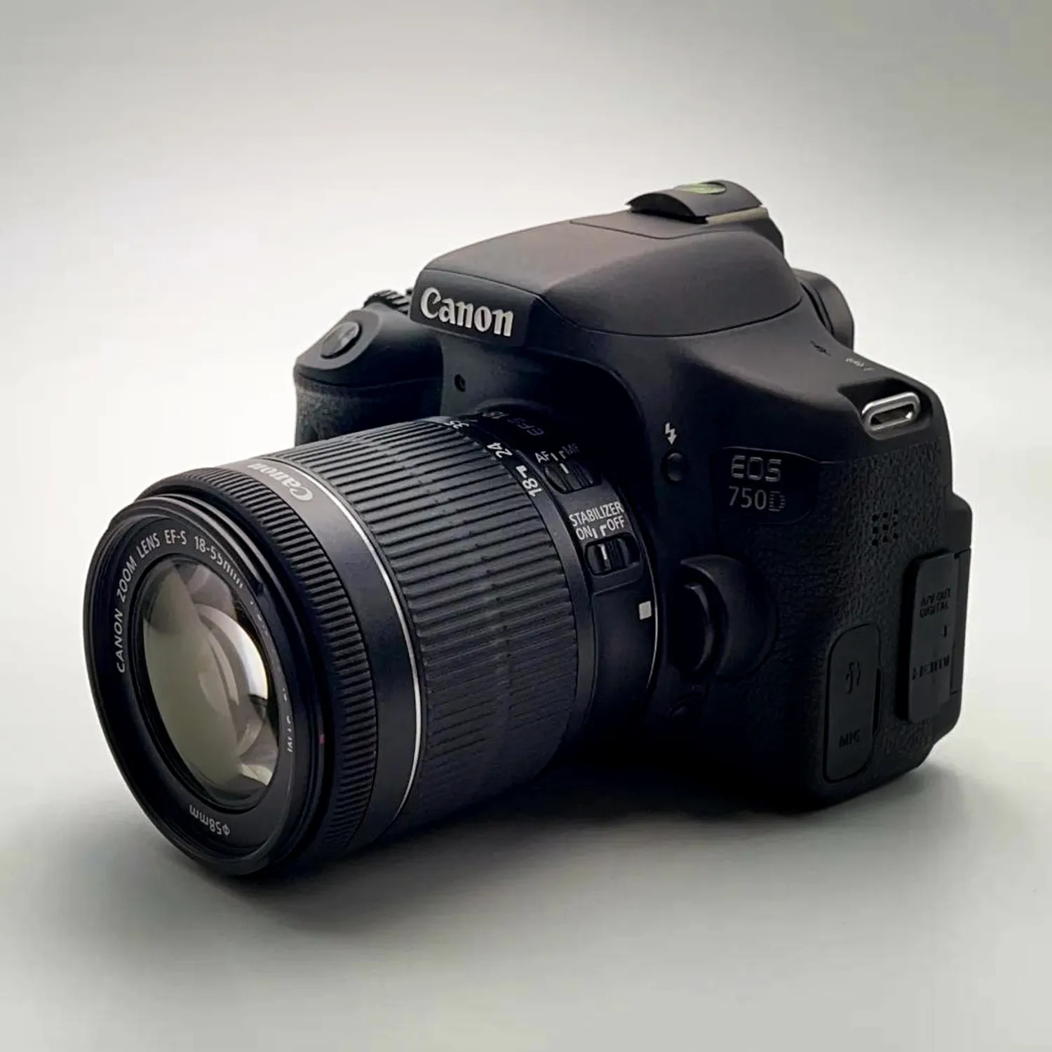 CANON Canon EOS 750D DSLR Cámara con 18-55mm IS STM lente