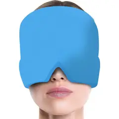 ATURE - Gorro De Gel Alivio De Migraña Dolor Cabeza Compresa 360o