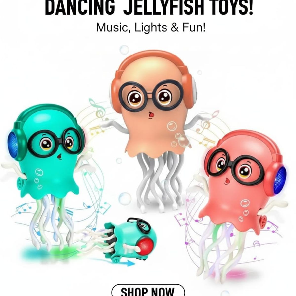 GENERICO - Pulpo Medusa Bailarín musica luces sensorial