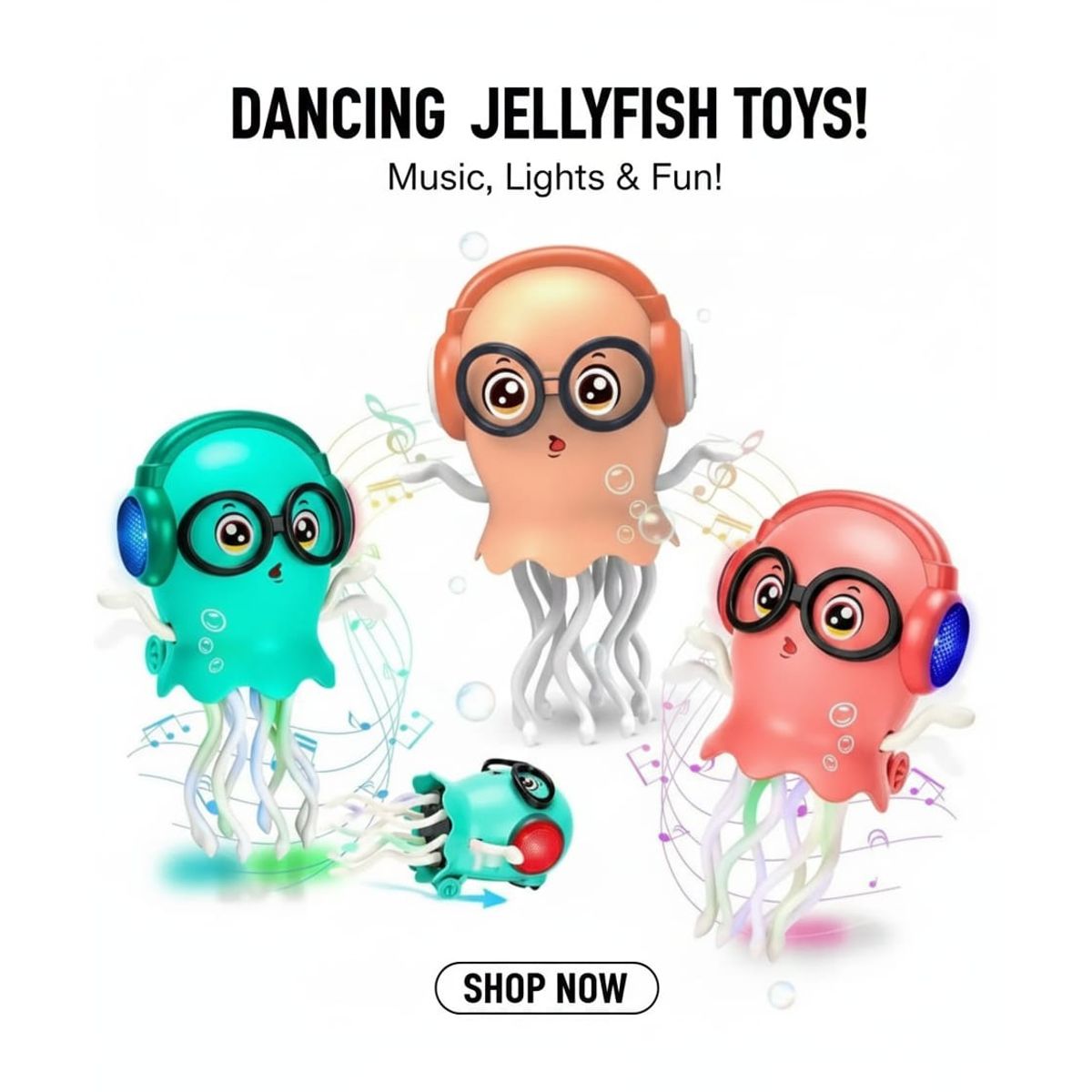 GENERICO - Pulpo Medusa Bailarín musica luces sensorial