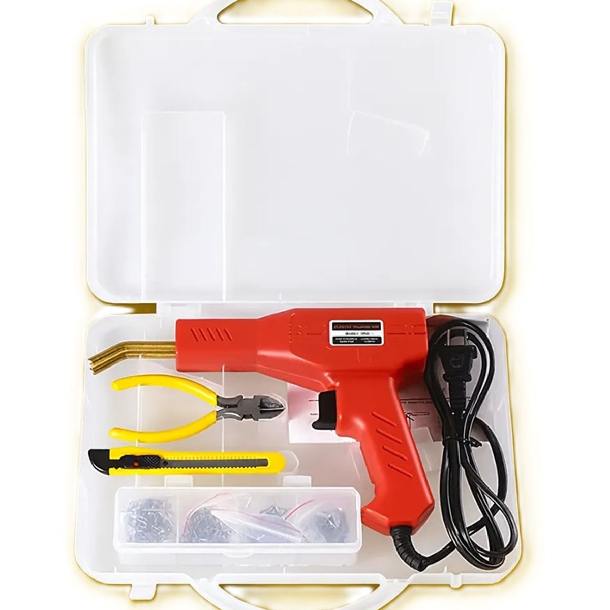 GENERICO - Soldadora Plástico Grapadora Alta Potencia Kit Reparación