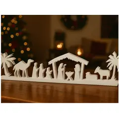 GENERICO - Diorama de Natividad de Navidad - Figura Navideña