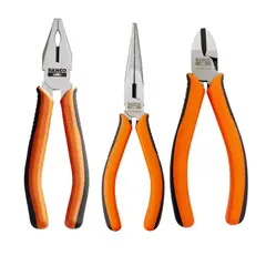 BAHCO - Set Alicates Universal/Punta/Corte Mango Bicomponentes
