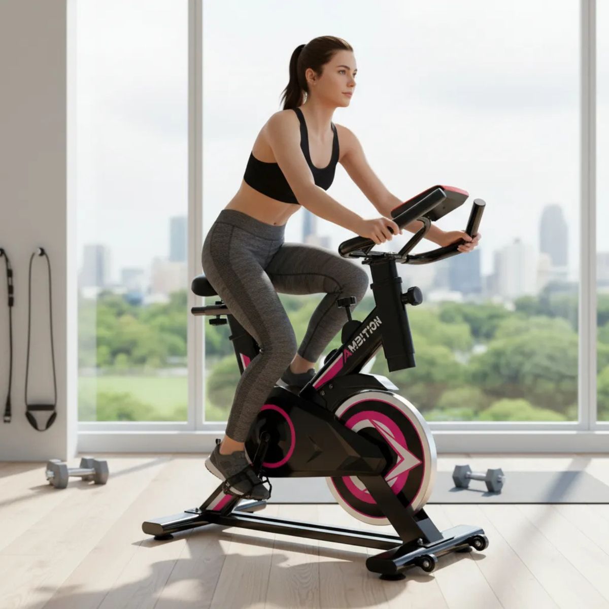 YEP S - Bicicleta Spinning 6kg Resistencia Ambition