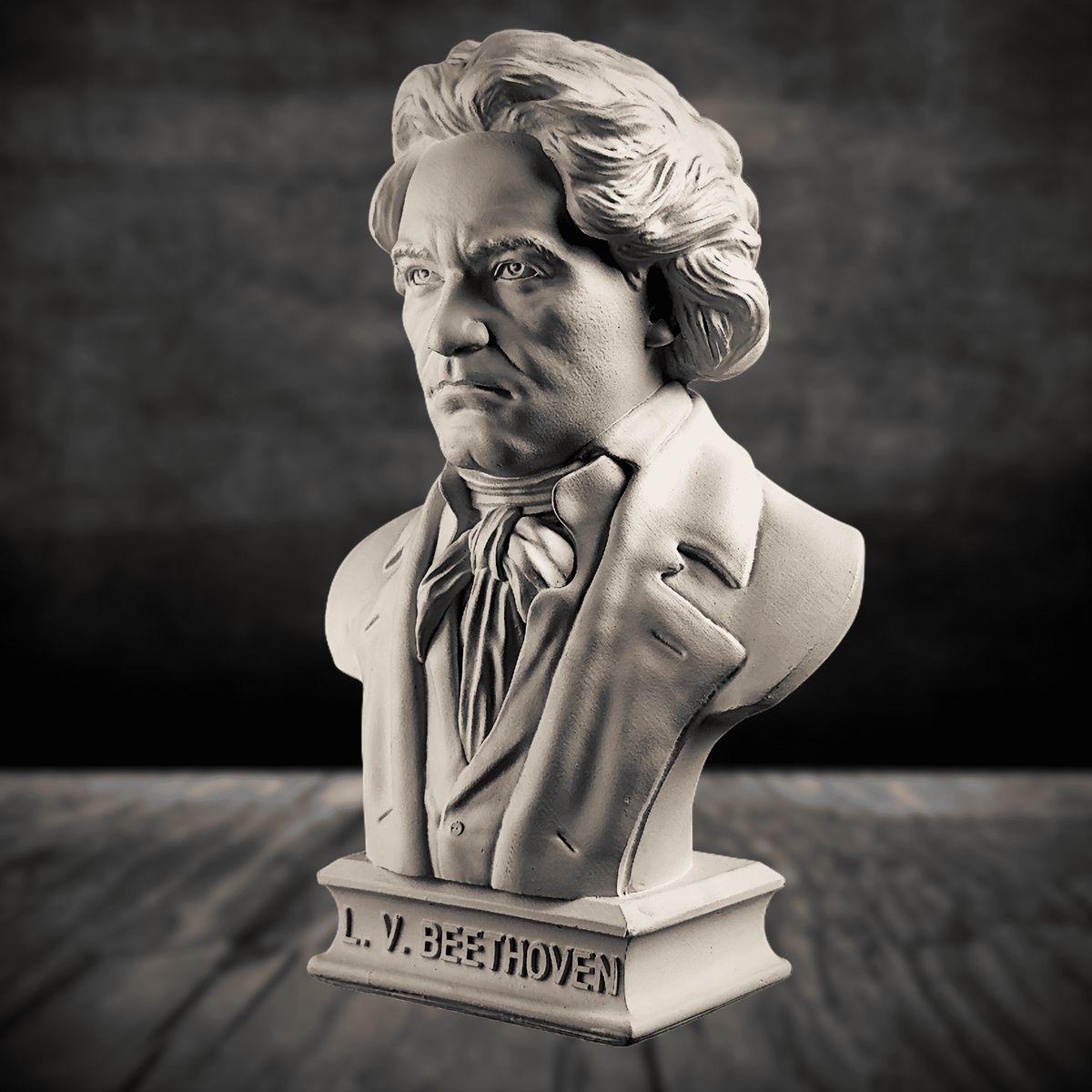 GENERICO - Busto de Ludwig Van Beethoven de 25cm de Altura.