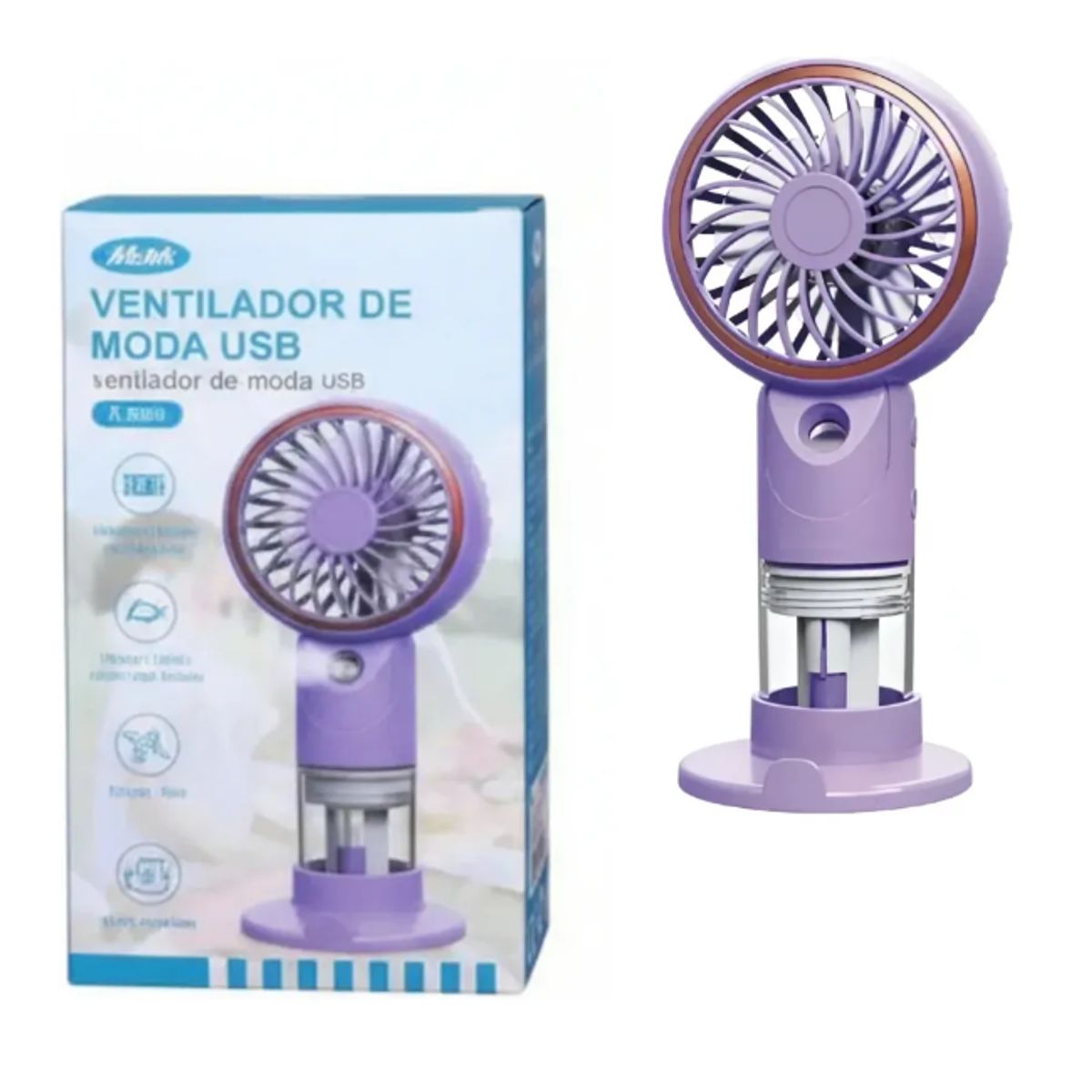 GENERICO - Mini Ventilador Nebulizador Portátil Usb Silencioso 37v