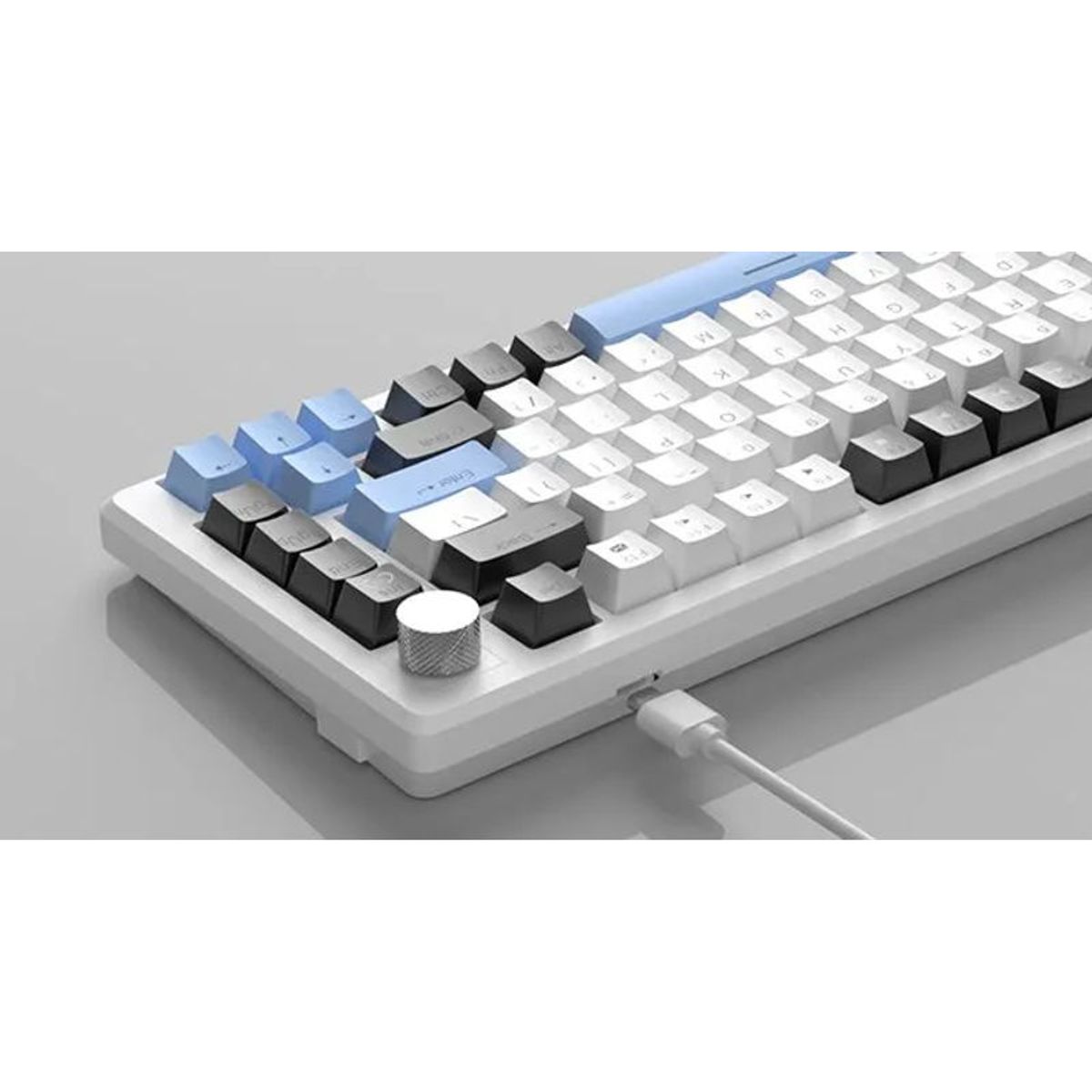 MAGEGEE - Magegee teclado mecanico star75  Negroblanco brown switch- US