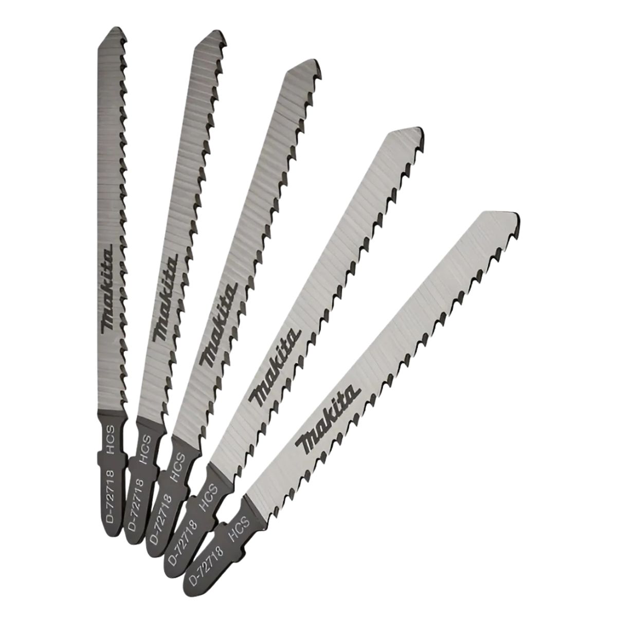 MAKITA - Set 5 Pcs Hojas De Calar Madera corte Rapido Makita D-72718
