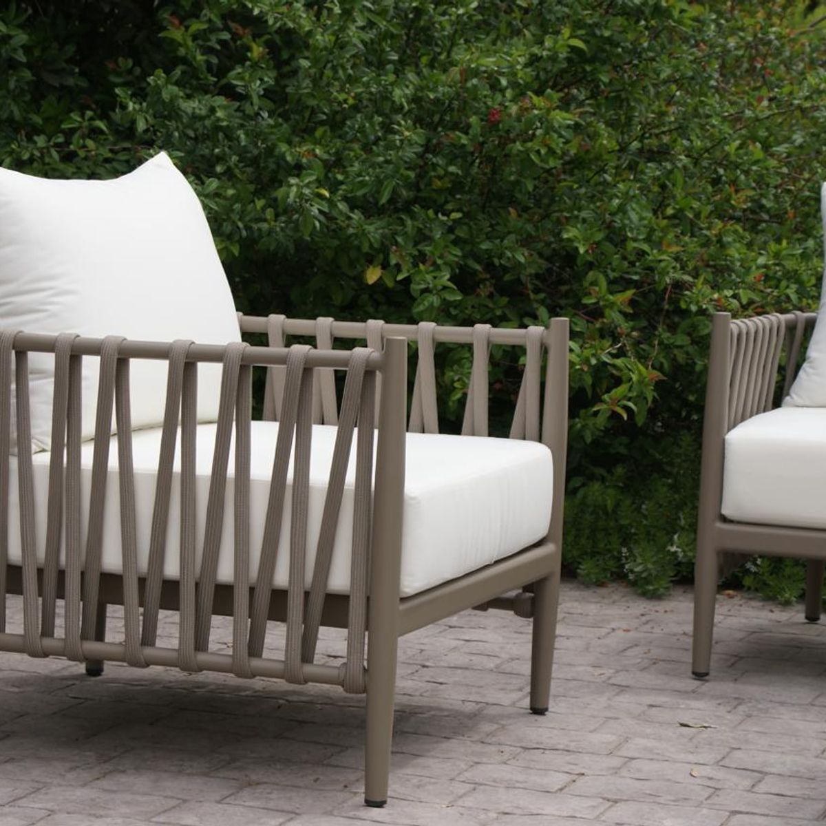 TODO TERRAZA - Set Living de Terraza Cuerda Náutica Negra Capri