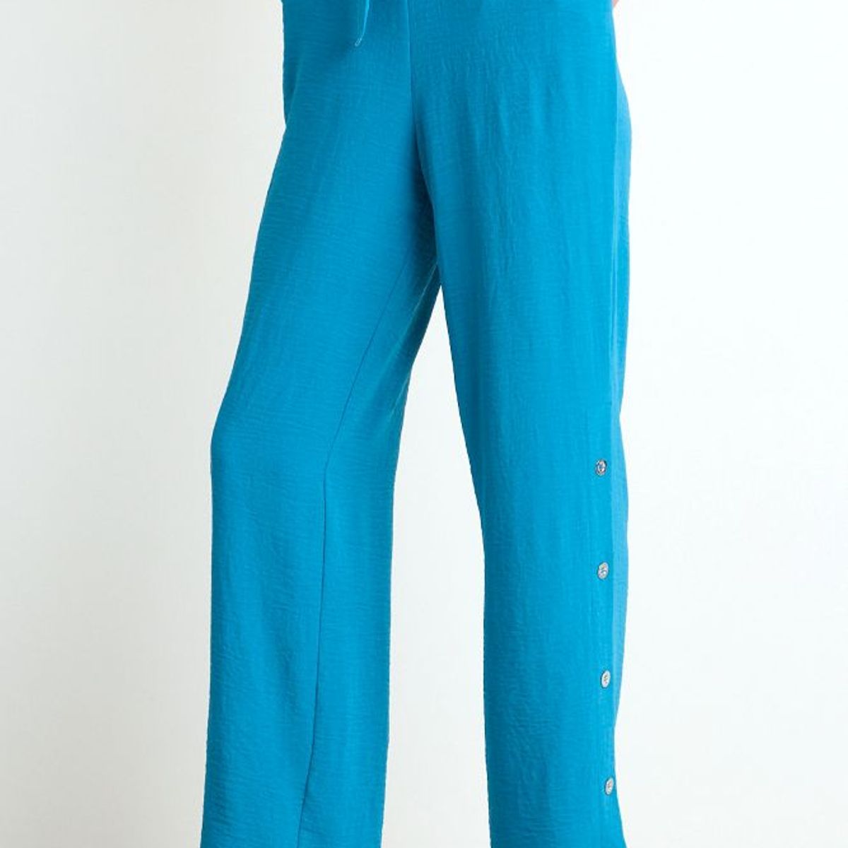 ASH - Pantalon Liso Recto Mujer Azul Ash
