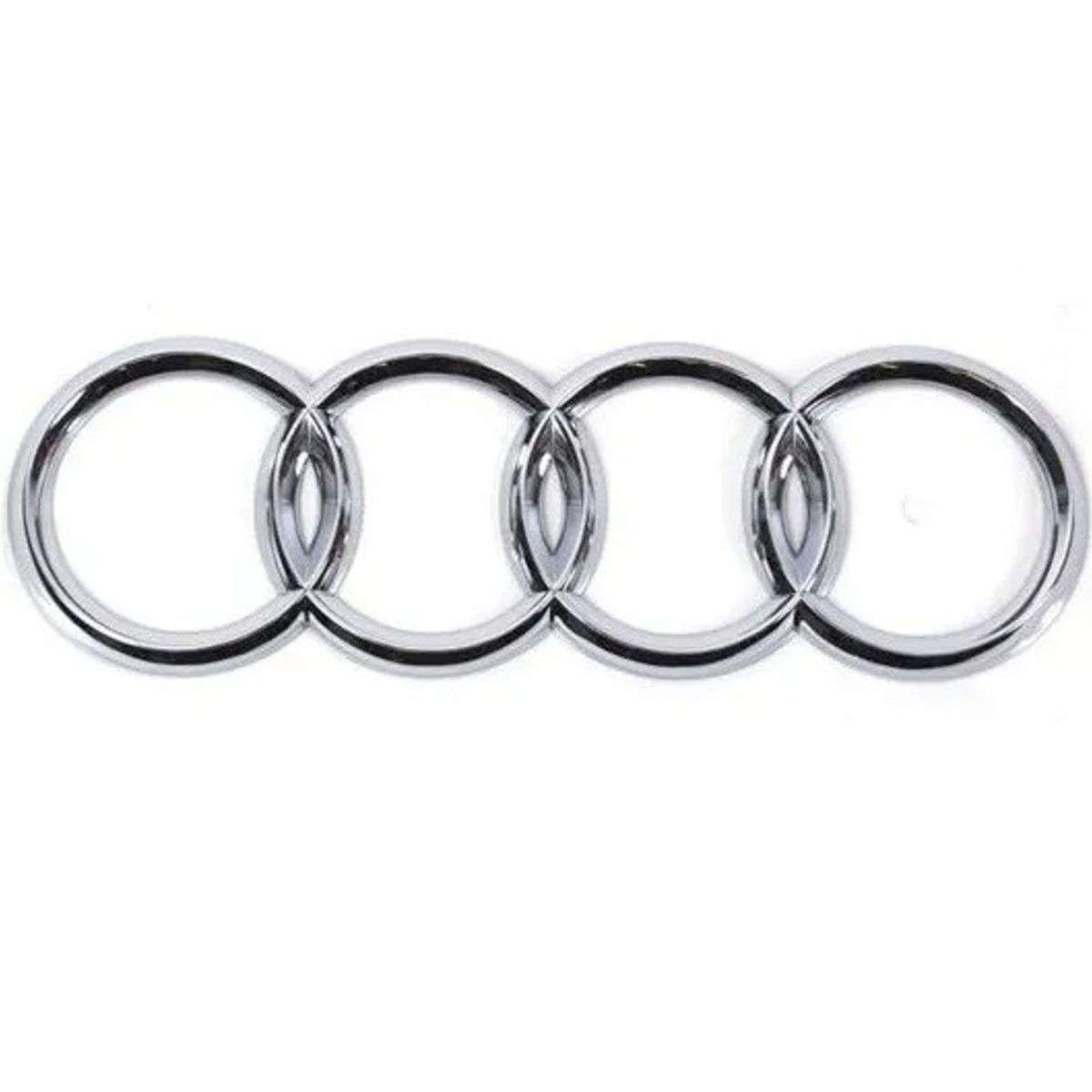 GENERICO - Emblema Insignia Compatible Audi 7 Pulgadas 175mm Plateado