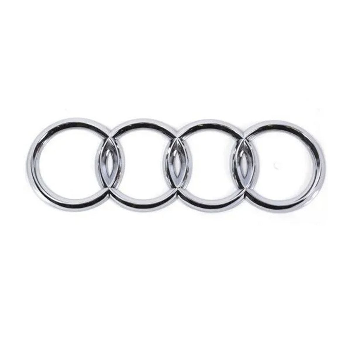 GENERICO - Emblema Insignia Compatible Audi 7 Pulgadas 175mm Plateado