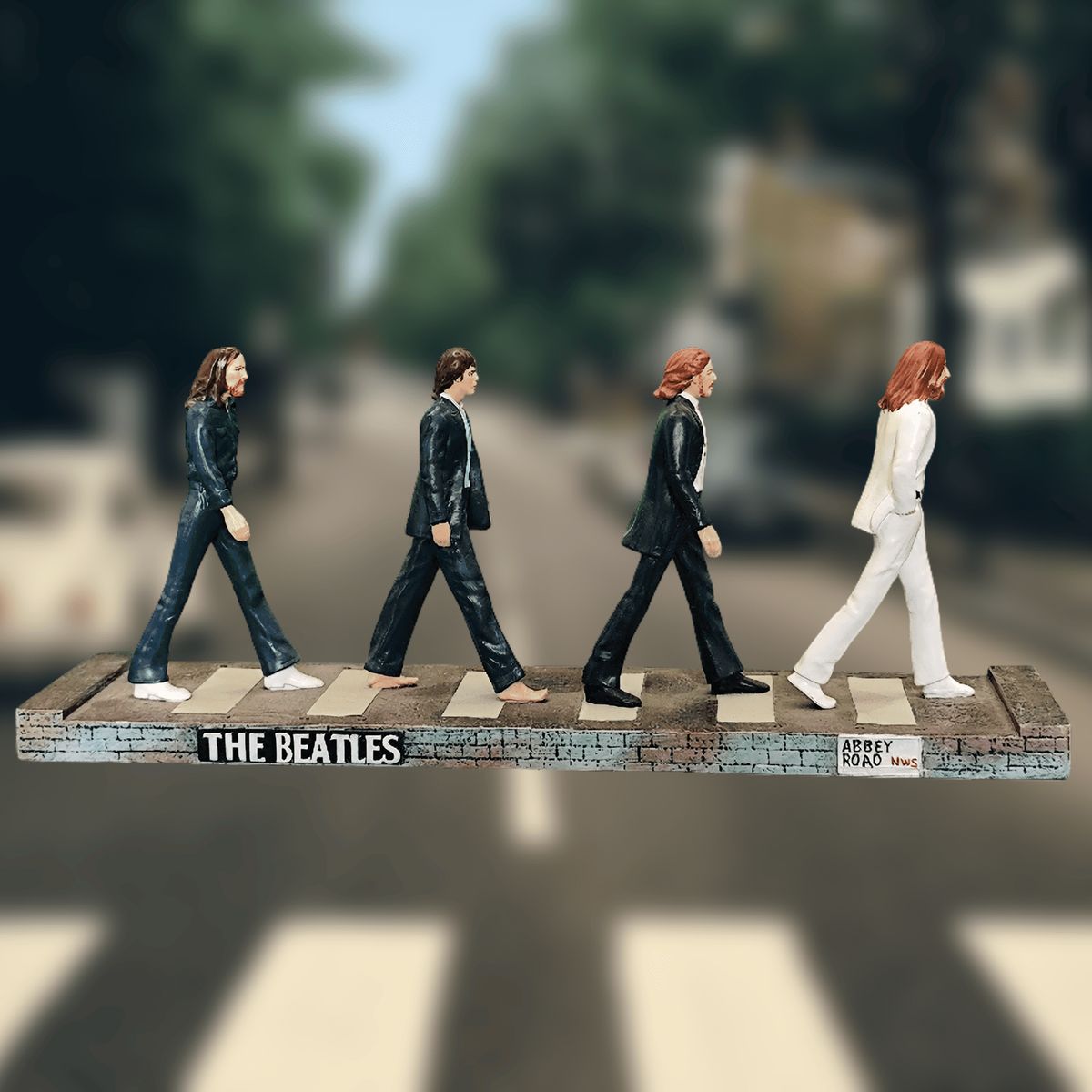 GENERICO - Figura Abbey Road de Los Beatles