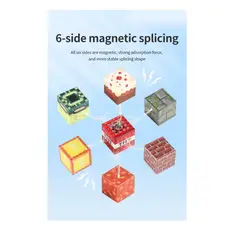 OEM - BLOQUES MAGNETICO DE CONSTRUCCION DE 120 PIEZAS MONTESSORI